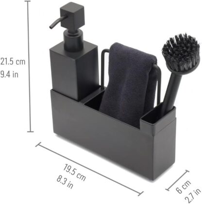 Spülbecken-Organizer-Set aus Edelstahl – Bild 4